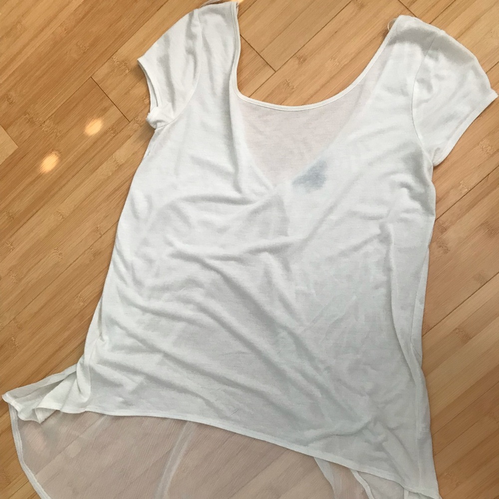 AE top with sheer back